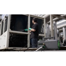 Професионална почистваща машина WIPCOOL C28T – високо налягане 5–28 bar за климатици и HVAC