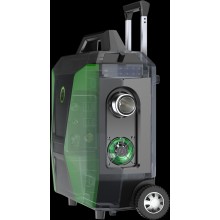 Машина за почистване на тръби WIPCOOL CT370 с въртящ се вал, комплект четки и самозасмукваща функция за чилъри и топлообменници.