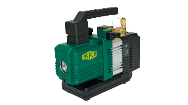 Двустъпална вакуум помпа на БАТЕРИЯ Refco 4689076 ЕCO-2-А2L-e 