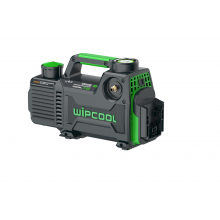 Wipcool F1BK професионална вакуумна помпа с двойно захранване 18V батерия и 220V за климатични системи